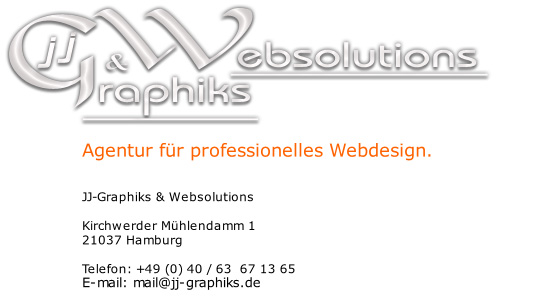 JJ-Graphiks - Agentur fr professionelles Webdesign/ Etwicklung. 