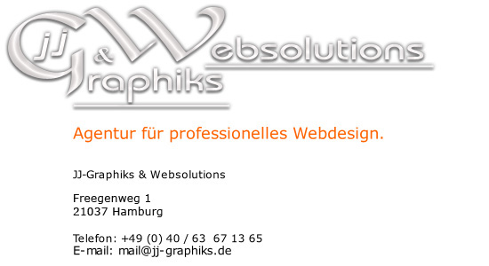 JJ-Graphiks - Agentur fr professionelles Webdesign/ Etwicklung. 